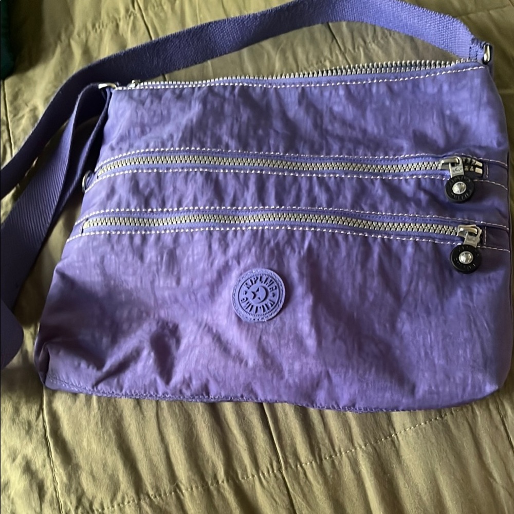 Purple Kipling Crossbody Bag